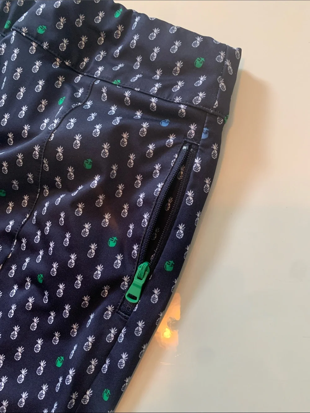 Ralph Lauren Navy Skort with Pineapple Motif Size M(8-10)